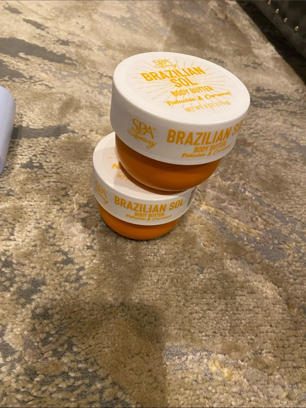 Pistachio & Caramel Body Butter - White/Orange Brazilian sol hale peptide serum
